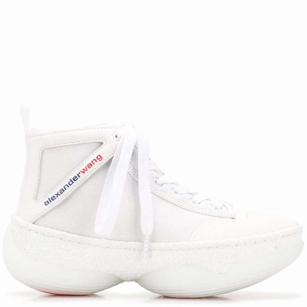 Alexander Wang, White Platform Sneakers